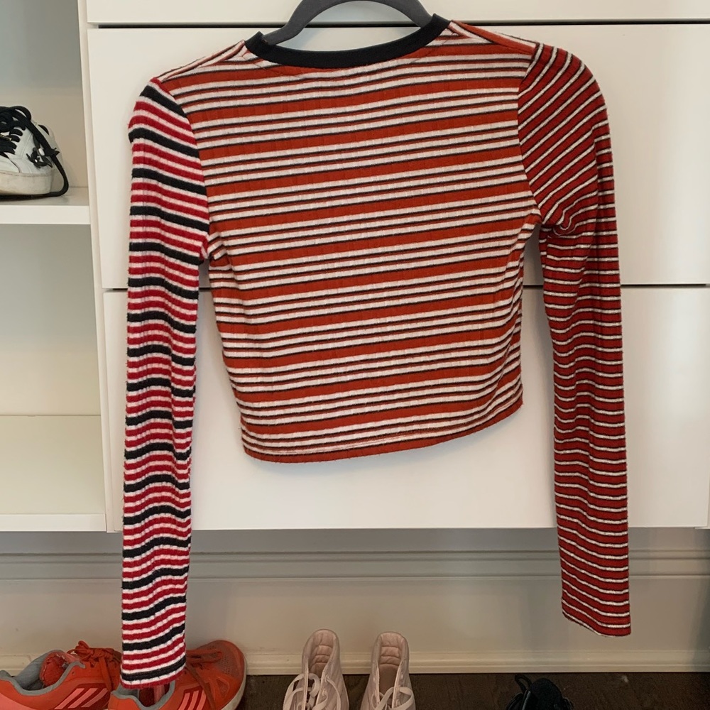 Fun stripe crop top! <3
